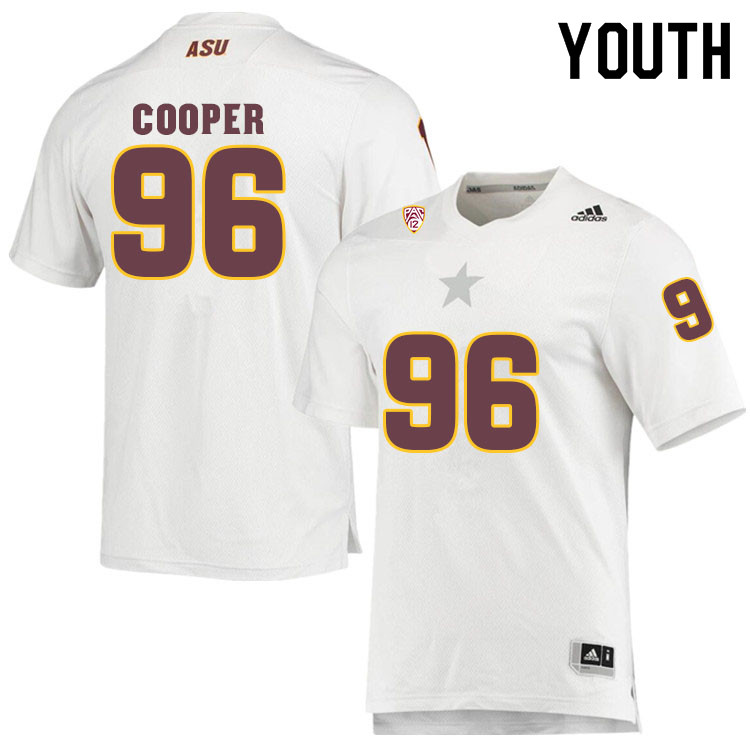 Youth #96 Anthonie CooperArizona State Sun Devils College Football Jerseys Sale-White